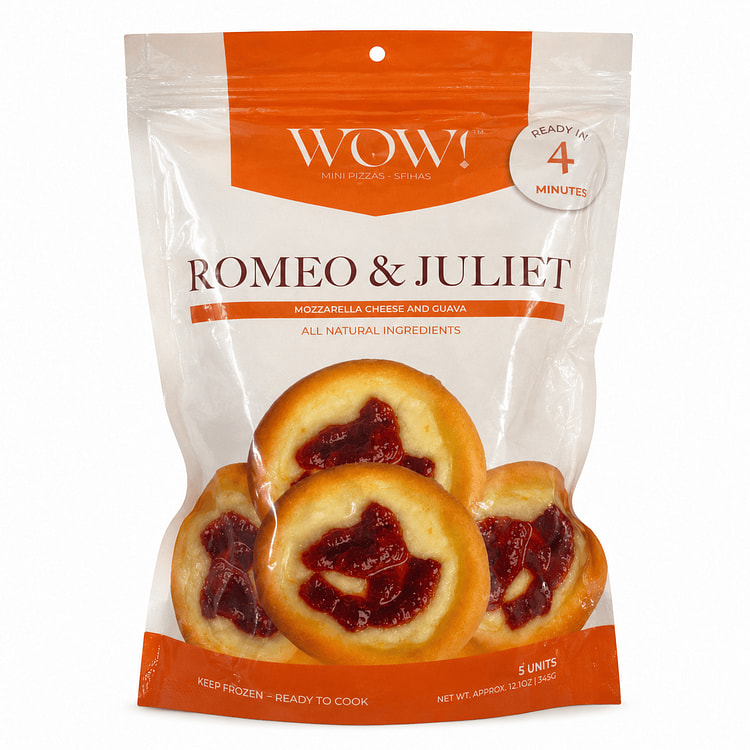 ¡WOW! Sfihas de queso y guayaba 1 gramo(s)