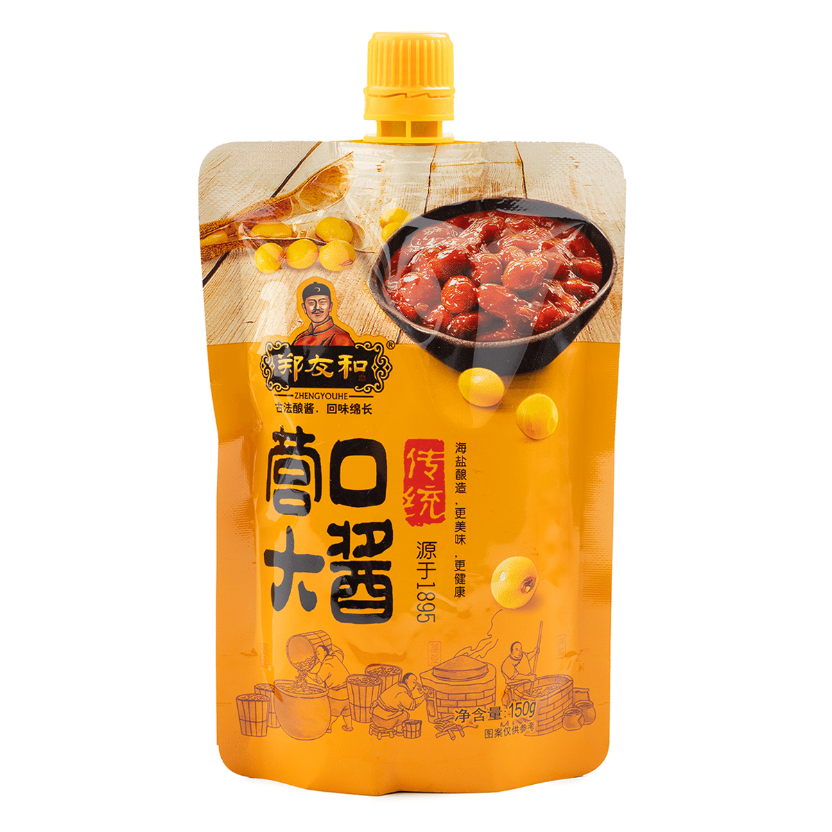 郑友和 营口大酱 黄豆酱 150 克