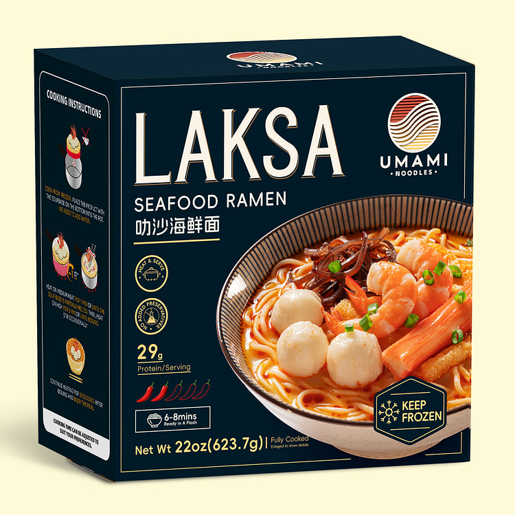 UMAMI 叻沙海鲜面 22 盎司