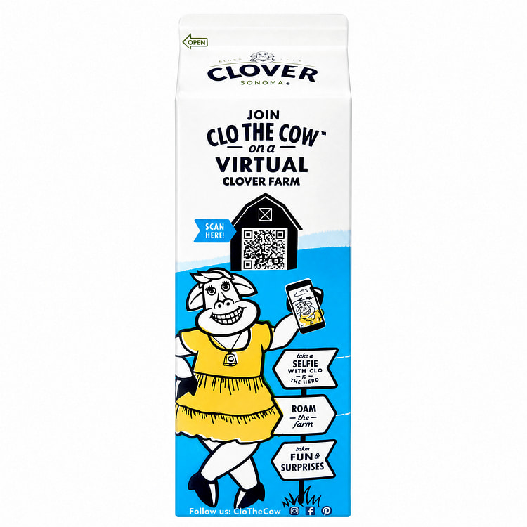 Clover ソノマHalf & Halfミルク 32 オンス