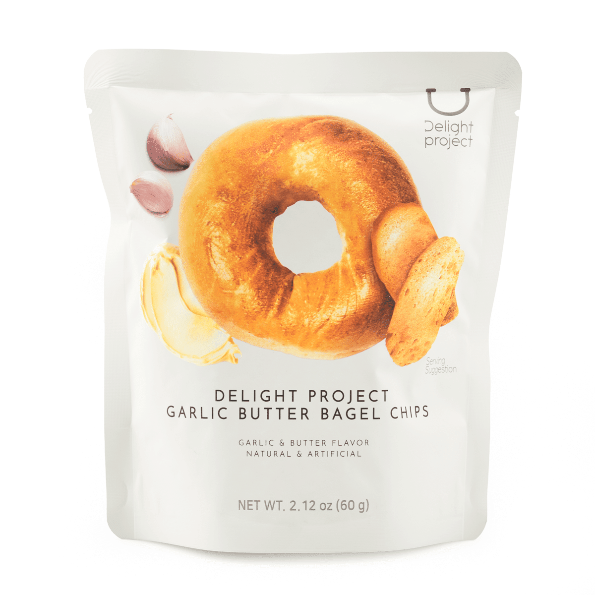 Delight Project Chips de Bagel com Manteiga e Alho 60 g