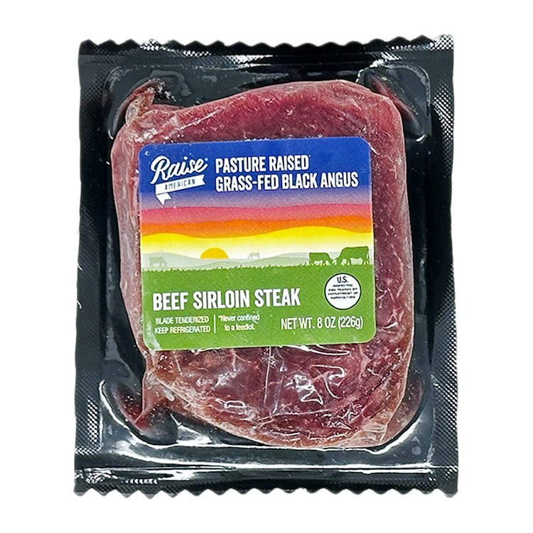 100% Grass Fed Angus Sirloin Steak (Top Butt) 8 oz