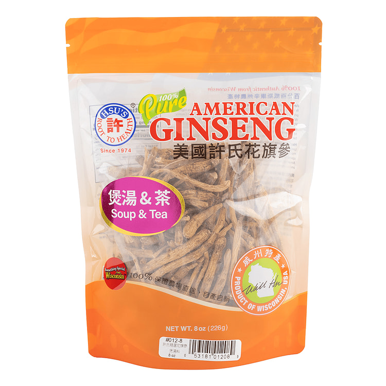 Hsu’s Premium American Ginseng Soup Mix Herbal Nourishing Soup Ingredients