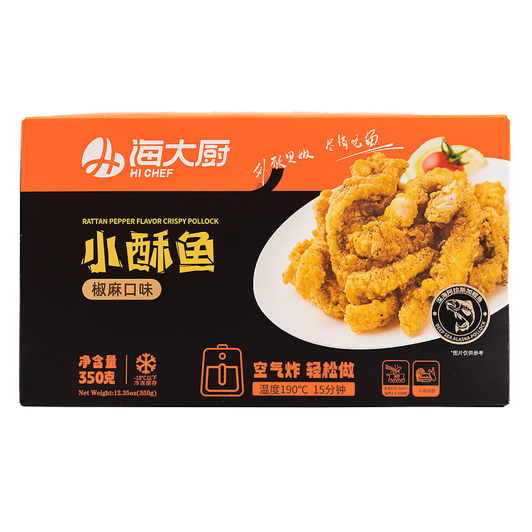 海大厨小酥鱼 椒麻 350 克