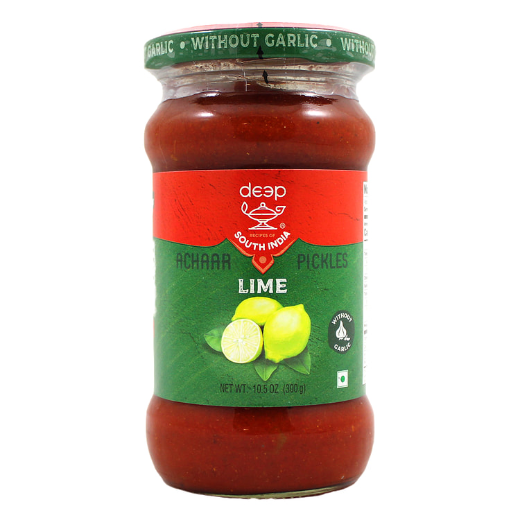 Deep Lime Pickle Without Garlic 300 g