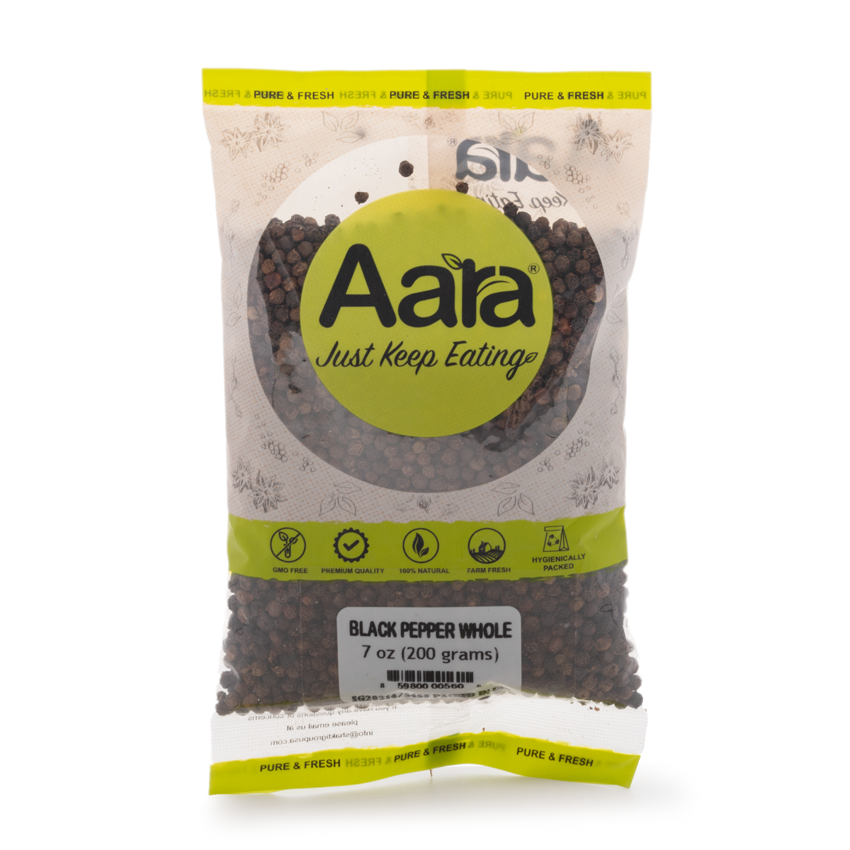 Aara Whole Black Pepper 200 g