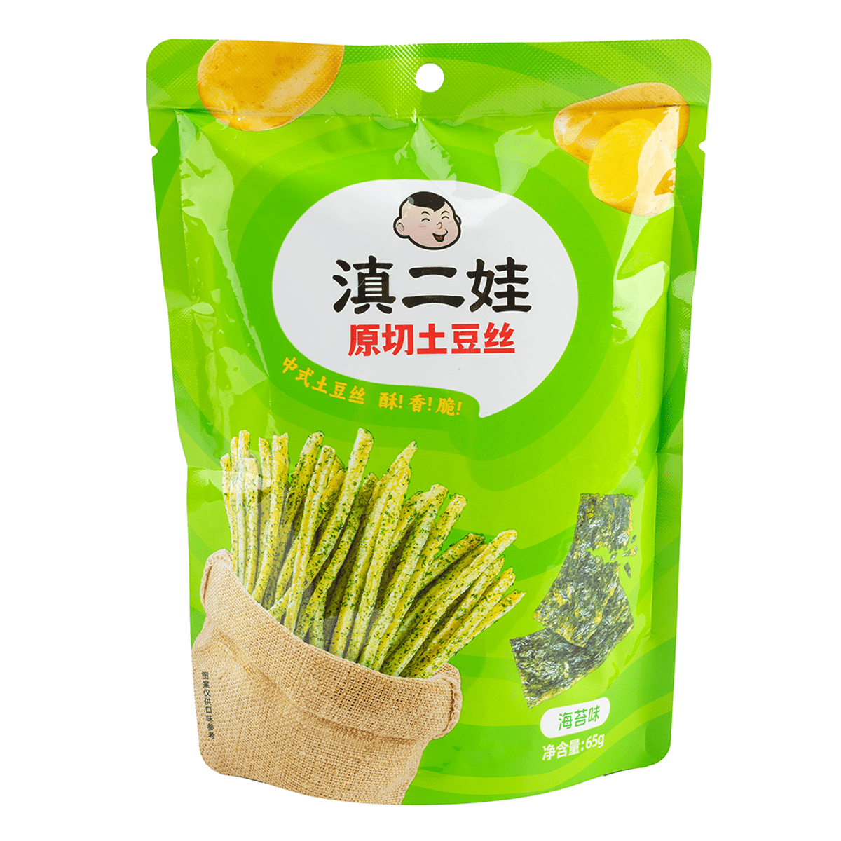 French fries snack Seaweed flavor 65 g