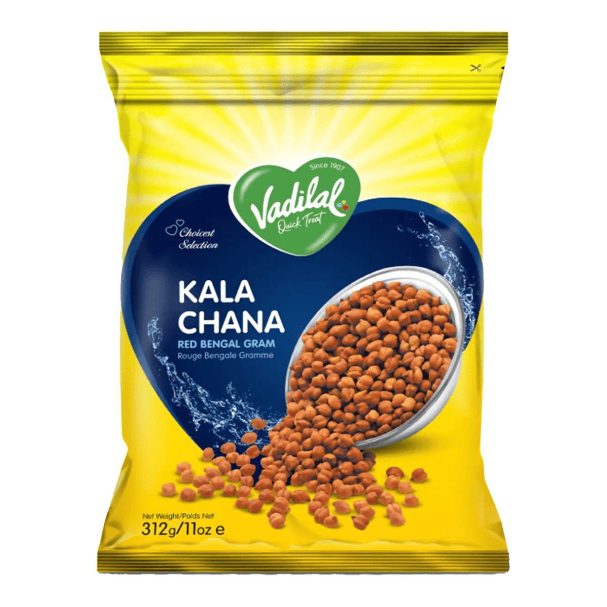 Vadilal Kala Chana (Black Chickpeas), Frozen 11.01 oz