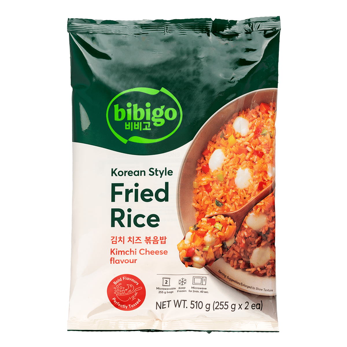 CJ Bibigo Cheese Kimchi Fried Rice, Frozen 510 g