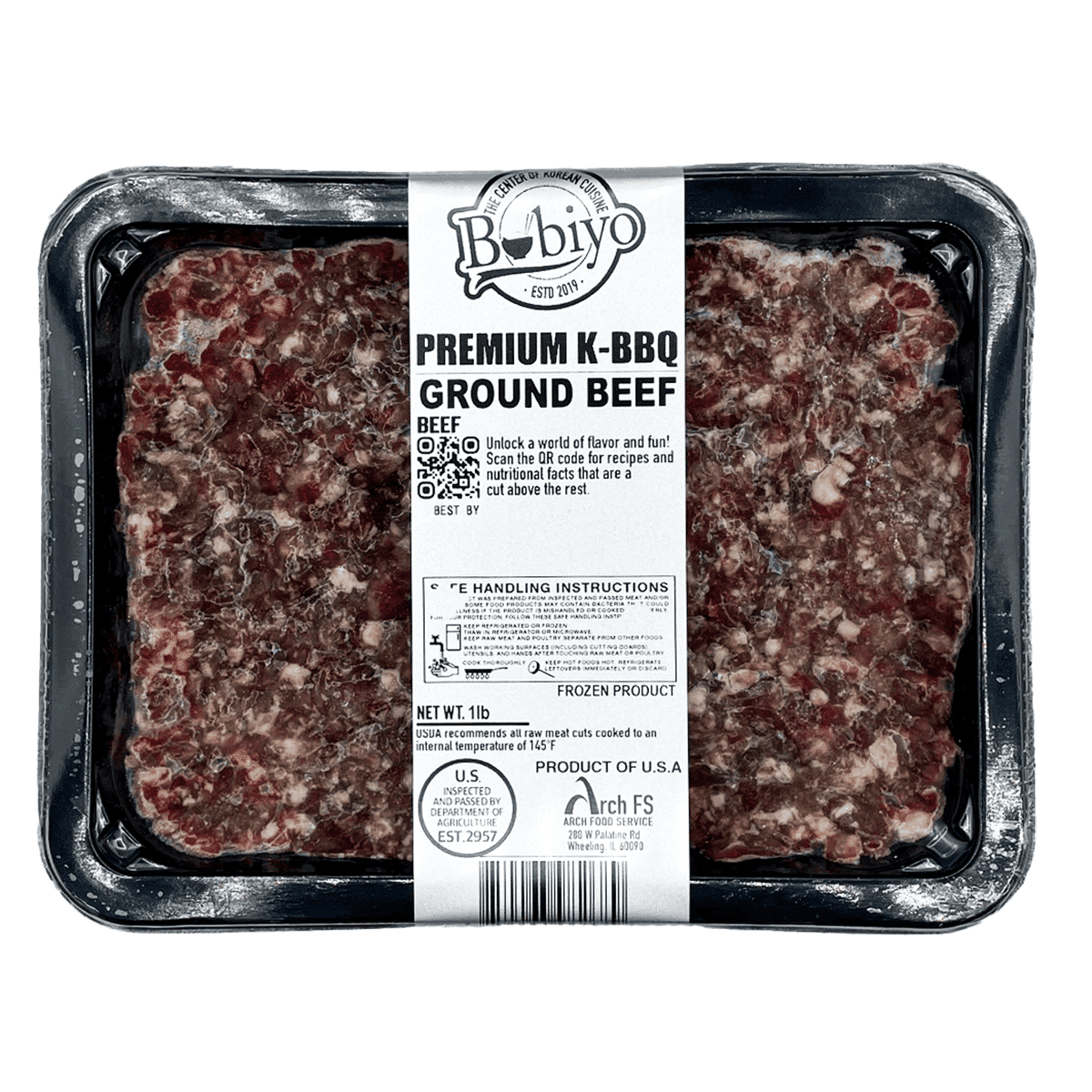 Frozen Ground Beef 16 oz