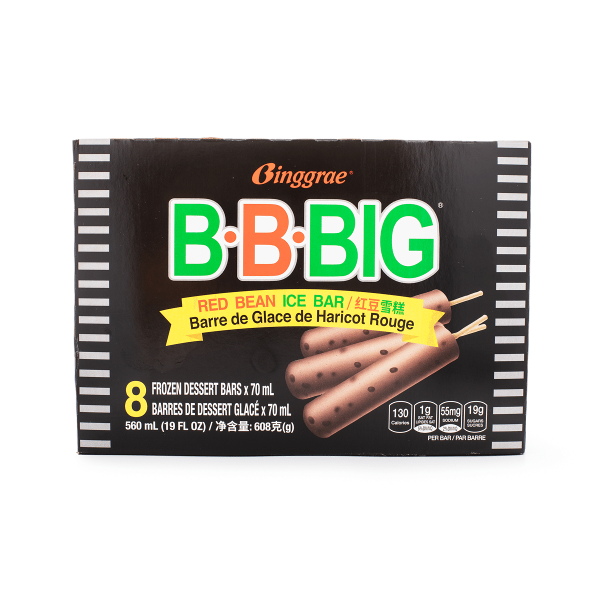 Binggrae Red Bean Ice Bar 8 bars 560 ml