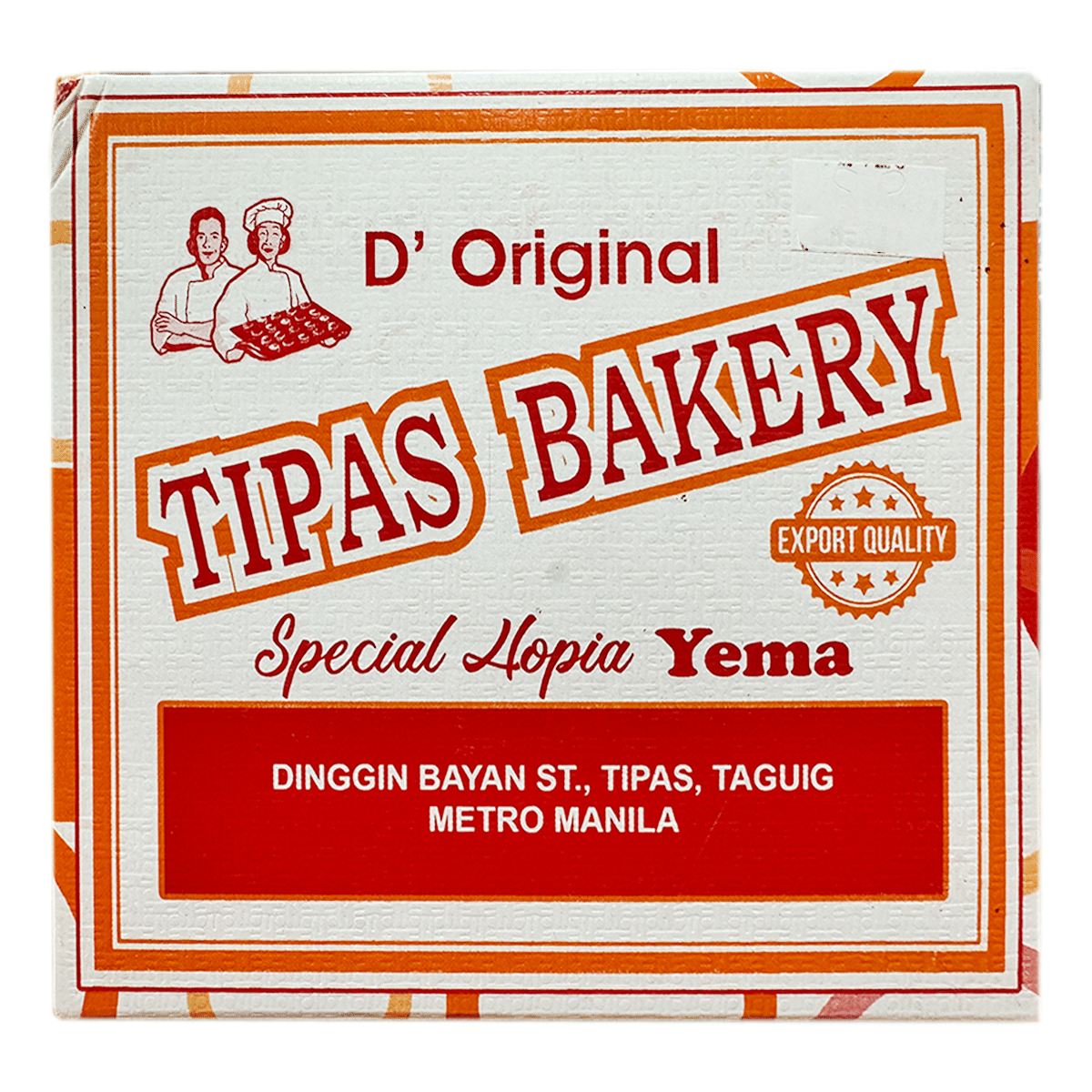 D' Original Tipas Special Hopia Yema, Frozen 480 g
