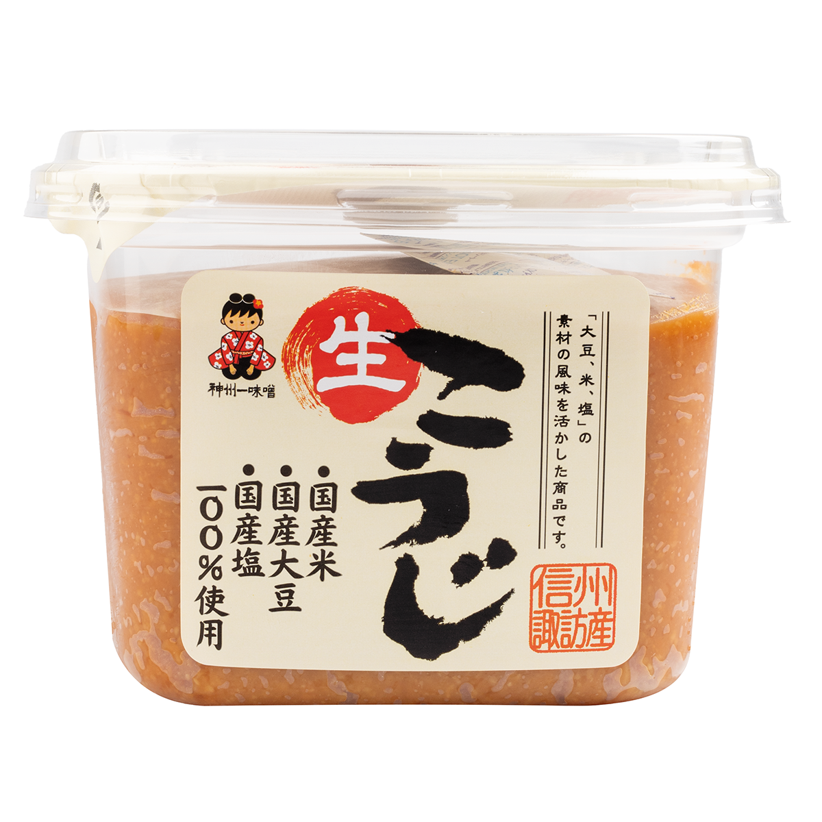 【えるみそ】 神州一味噌無添加生味噌26.5 盎司- Weee!