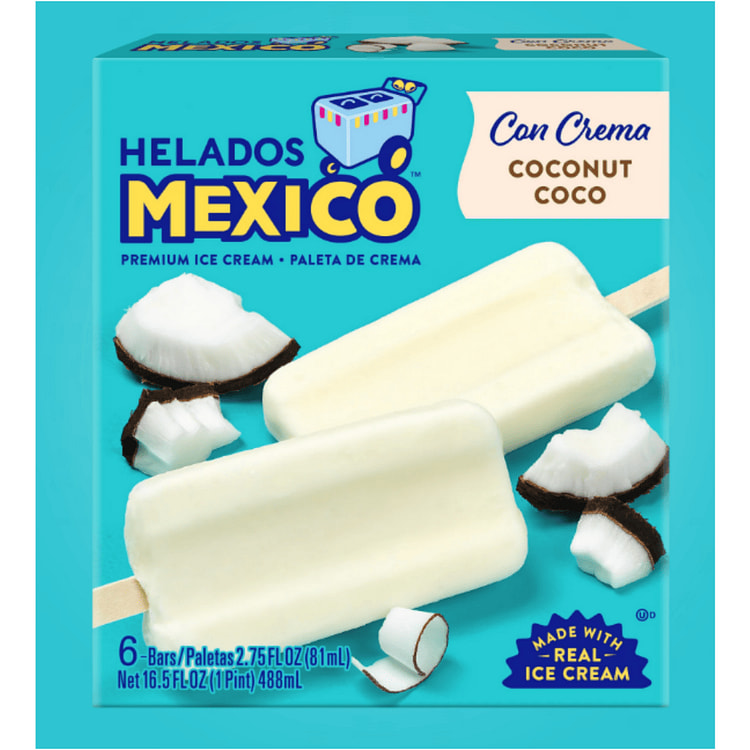 Helados Mexico Paleta de Crema Sabor a Coco 16.5 onza(s)