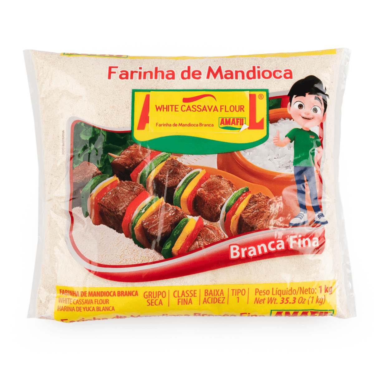 Amafil Fine White Cassava Flour 35.3 oz