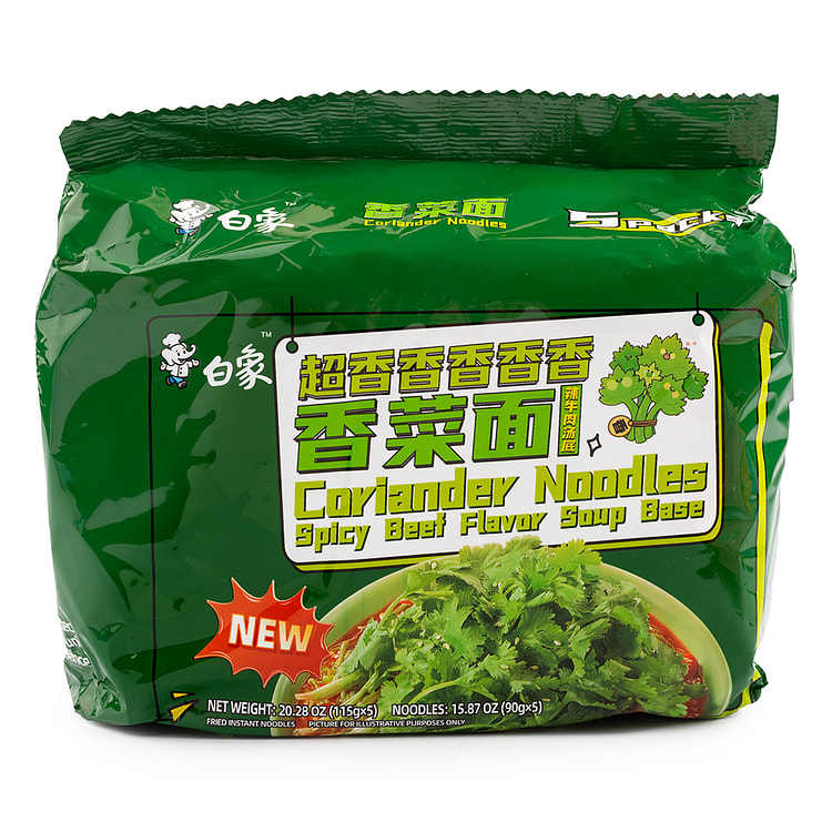 Baixiang Ultimate Series Coriander Noodle 575 グラム