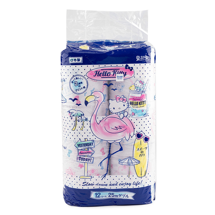 sanrio characters marutomi seishi hello kitty toilet paper 12 rolls 1140 g