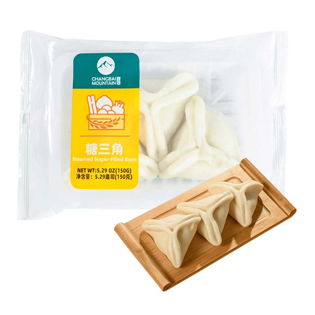 Changbai Mountain Steamed Sugar-Filled Buns 3ct 150 그램