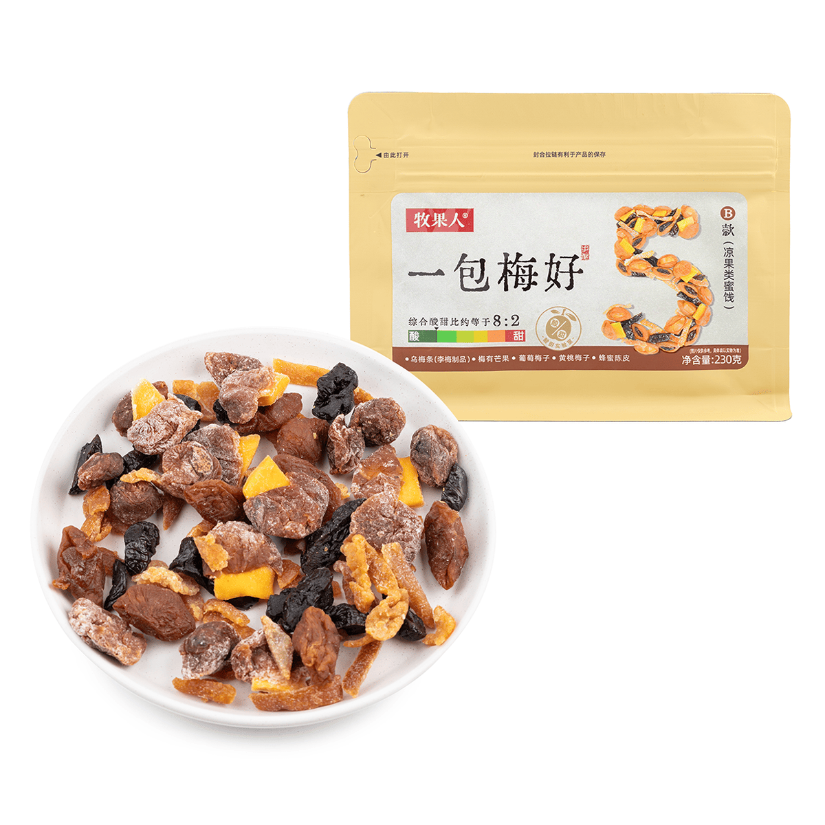 Muguoren “A Pack of Plum Goodness” – Set B: A Symphony of Dried Fruits 230 g