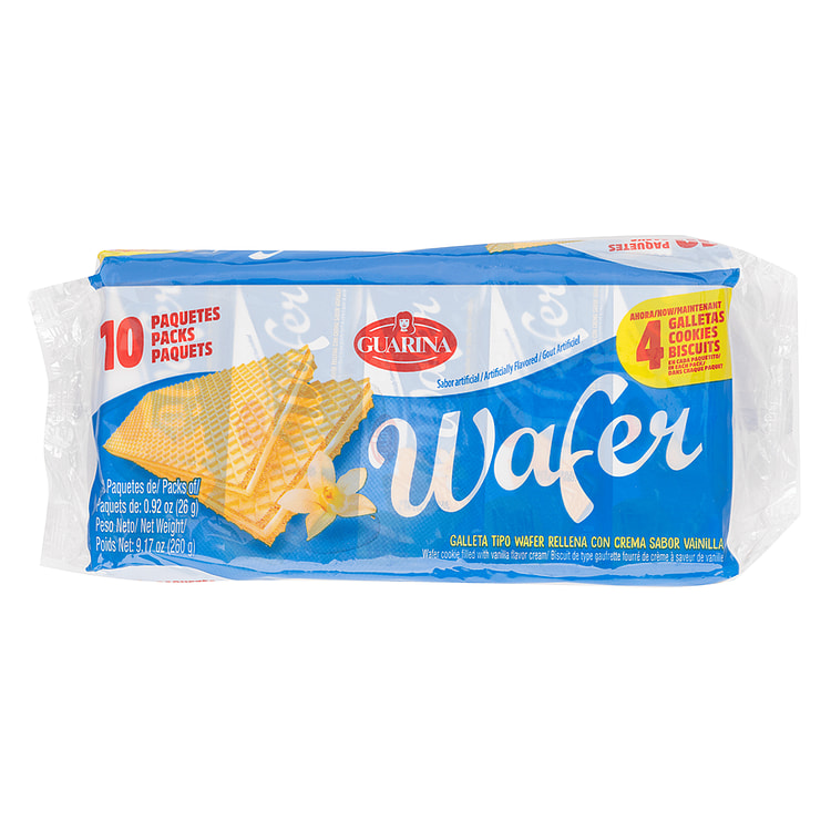 Guarina Wafer Vanilla Cream Cookies 9.17 oz