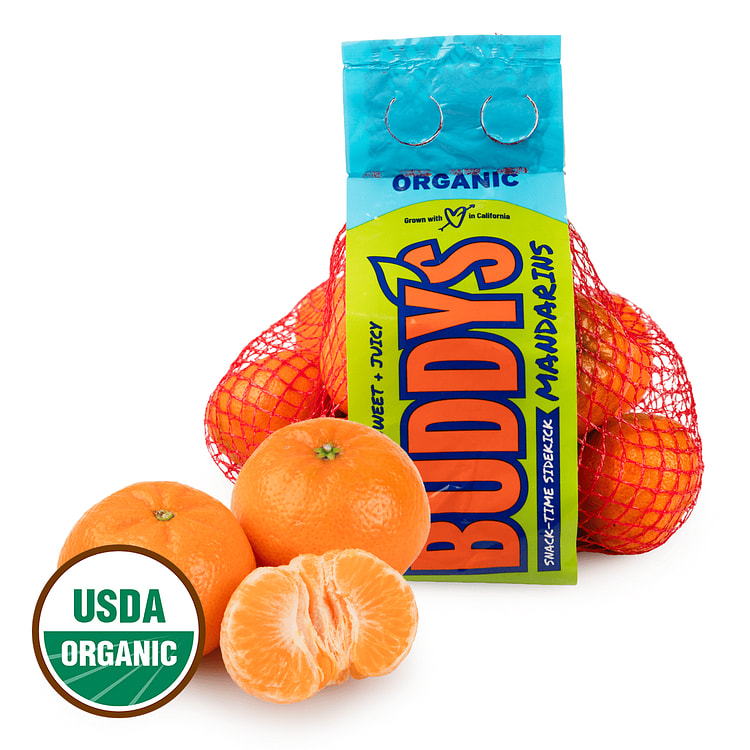 Mandarinas Orgánicas 2 libra(s)