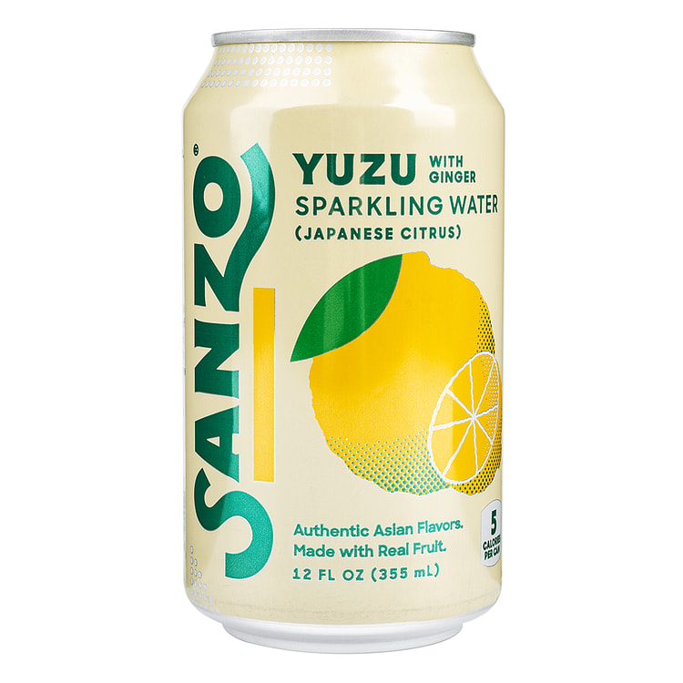 Água Gaseificada de Yuzu Sanzo 12 fl.oz