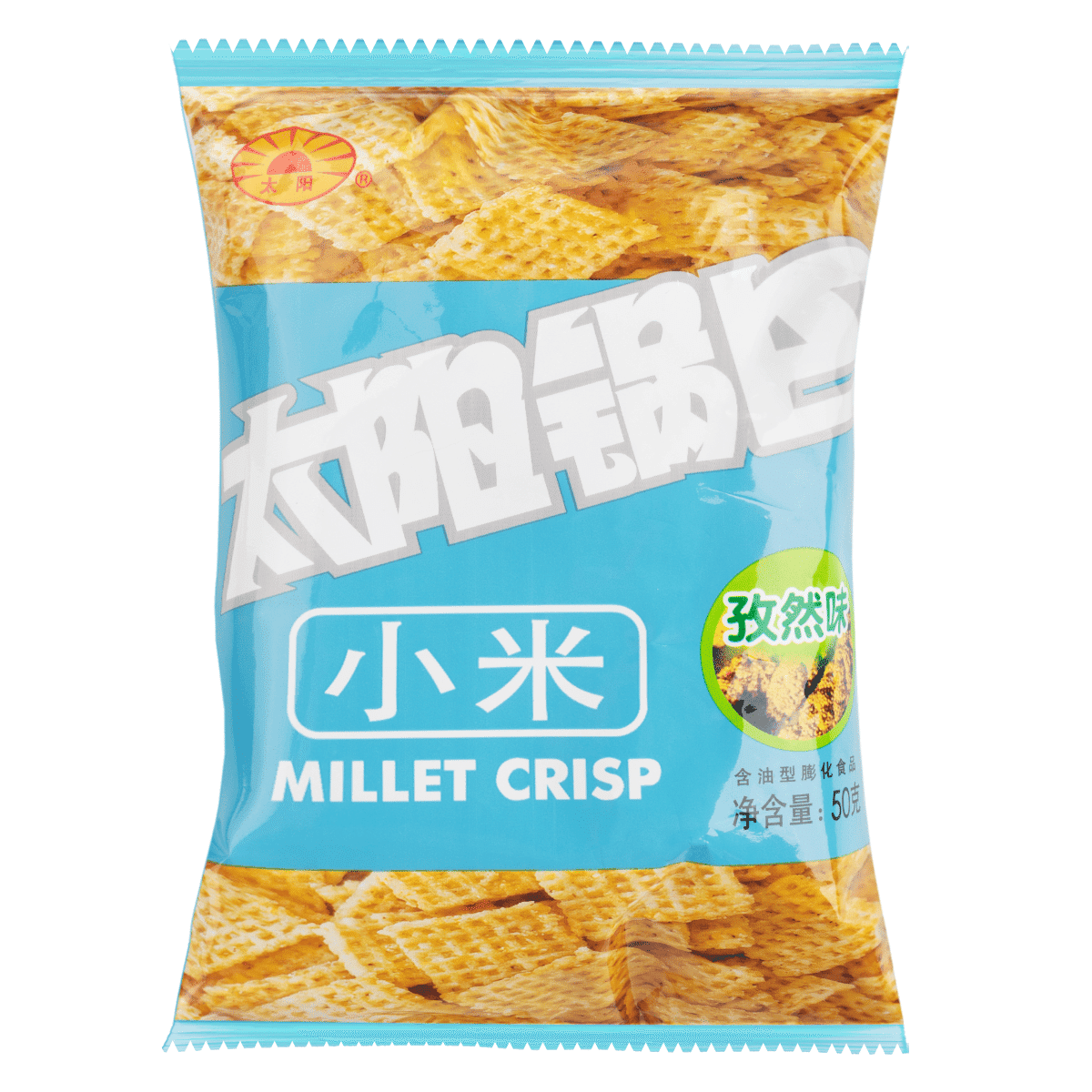 Taiyang Sun Rice Chips Cumin Flavor 50 g