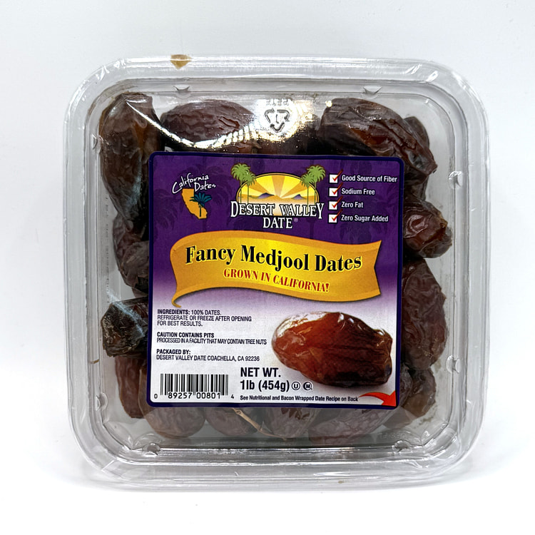 Tâmaras Medjool secas, 1lb 1 lb
