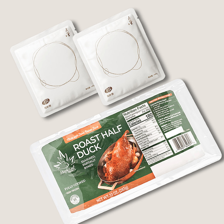 Value Roast Duck Combo Set – 1x Maple Leaf Farm Roasted Duck Half & 2x Dado