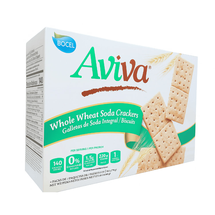 Aviva Whole Wheat Soda Crackers 11.1 oz