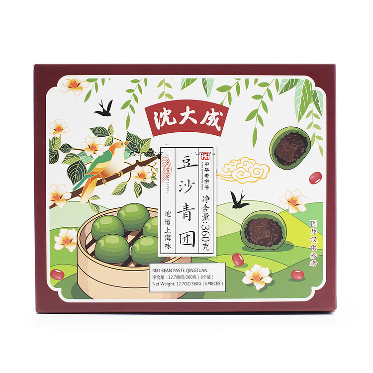 沈大成 豆沙青团 冷冻 360 克