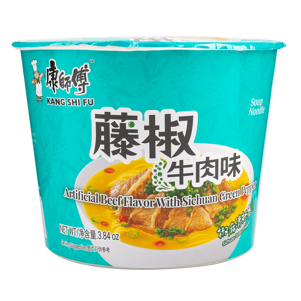 康师傅 开心桶 藤椒牛肉面 109 克
