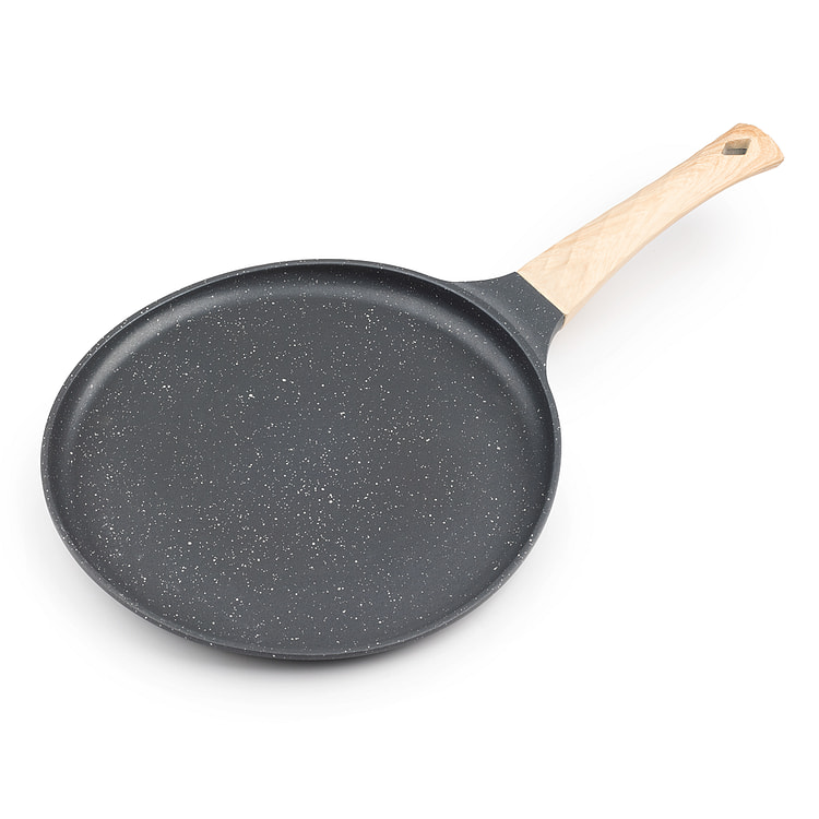 多种料理 不粘煎饼锅 24cm 黑色 1 份