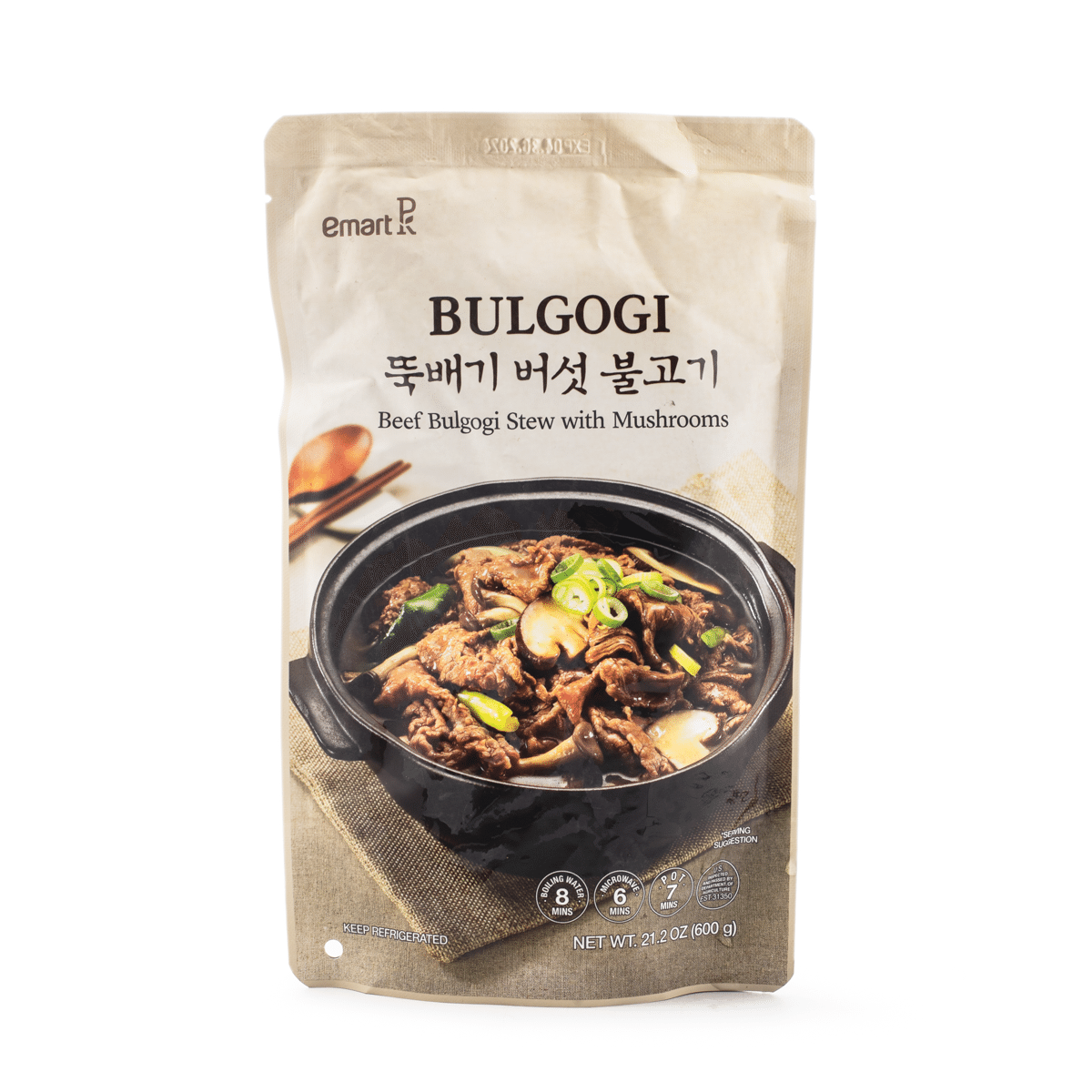 Emart Beef Bulgogi Stew with Mushroom 21.2 oz