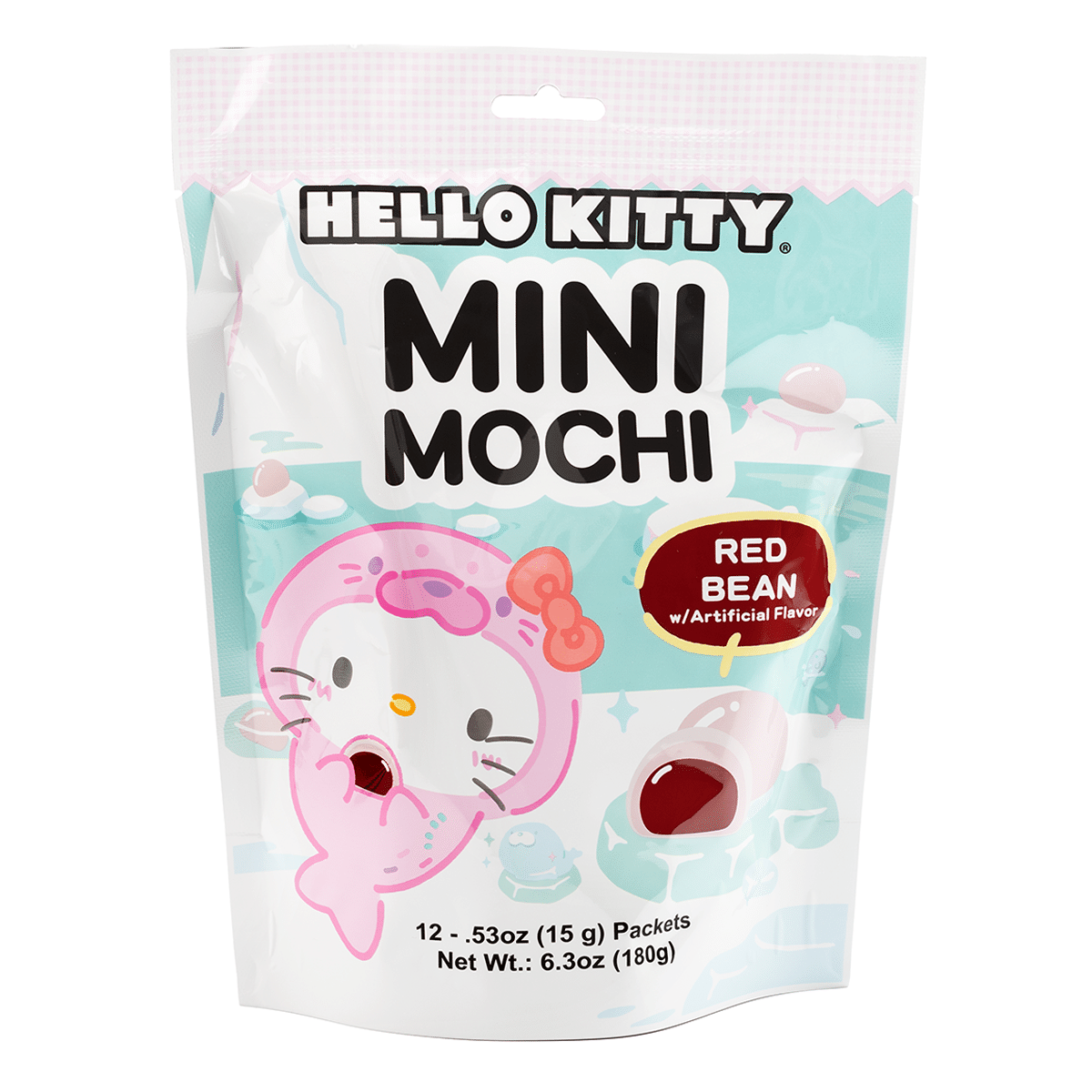 Mini Mochi Sabor Frijol Rojo Sanrio Hello Kitty 3x8x6.3 oz 6.3 oz