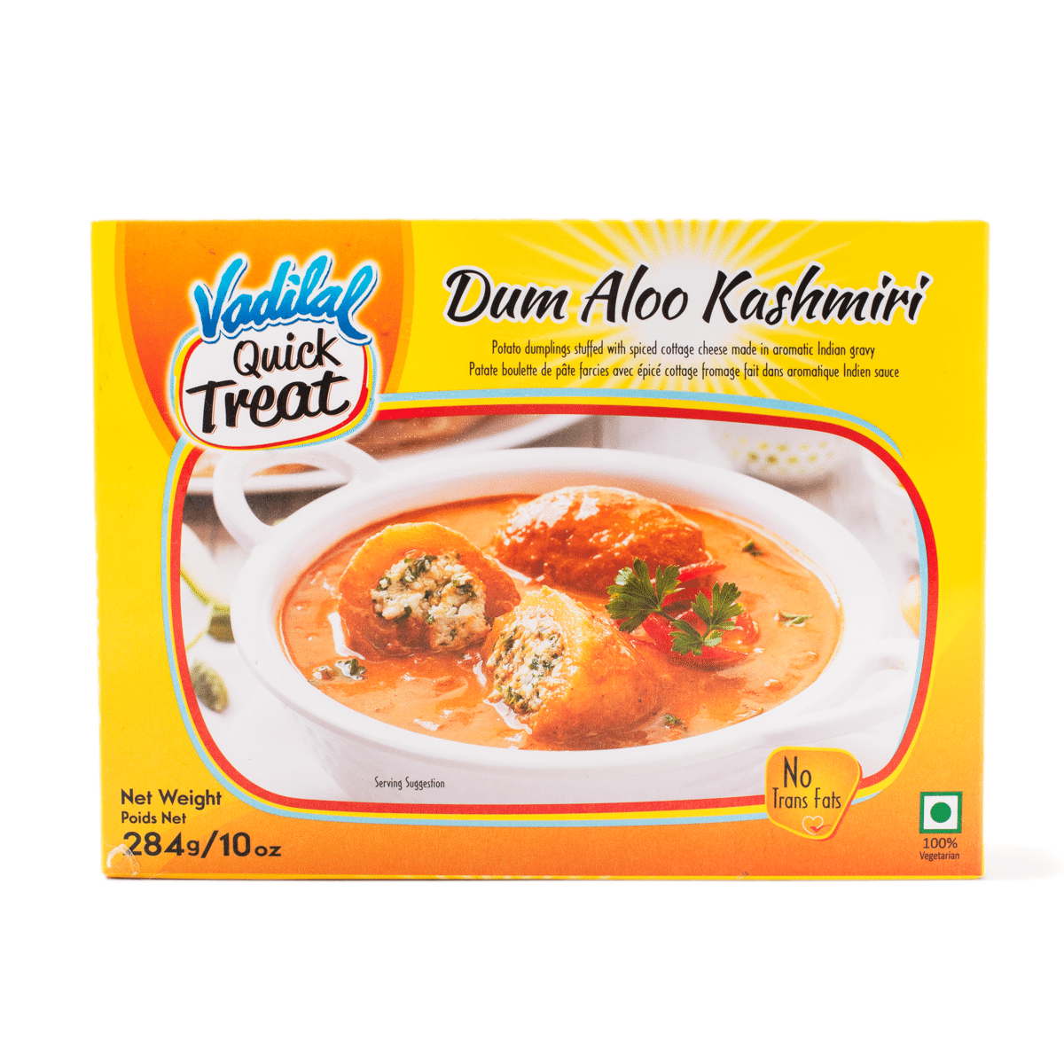 Vadilal Dum Aloo Kashmiri, Frozen 284 g