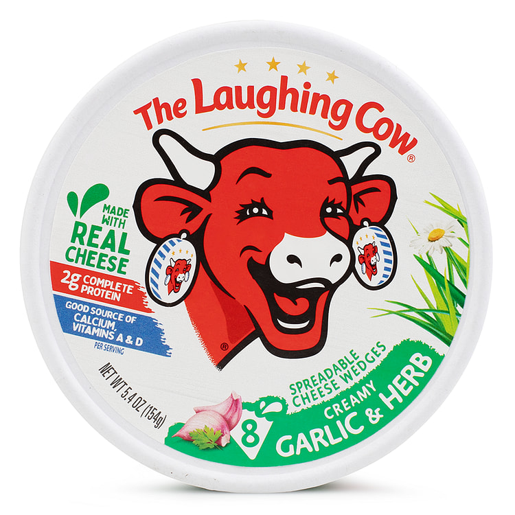 Vaca que Ri de Alho e Ervas 5.4 oz