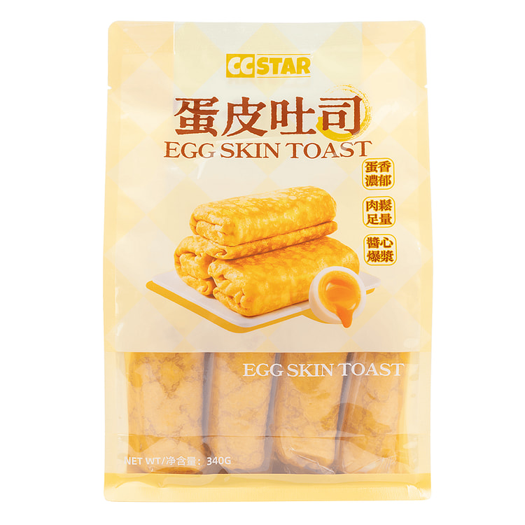 CC STAR 蛋皮土司 4枚 340 克