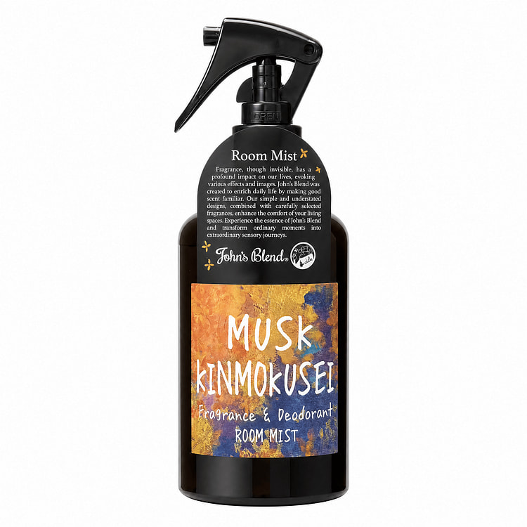 John's Blend Musk Kinmokusei Fragrance & Deodorant Room Mist - 280 ml