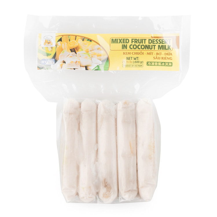 Mixed Fruit Dessert in Coconut Milk Ice Cream (5pcs) 21.16 온스