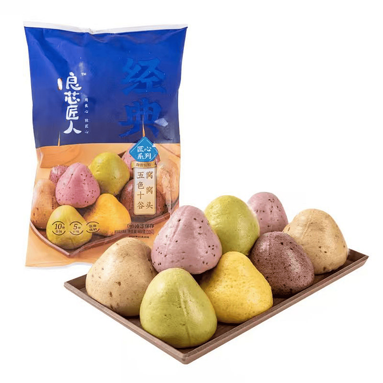 Steamed Chinese Corn Bread 10ct 400 g