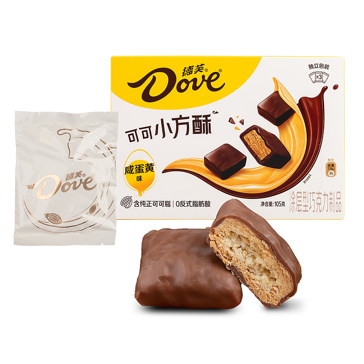 德芙可可小方酥 咸蛋黄味 105 克