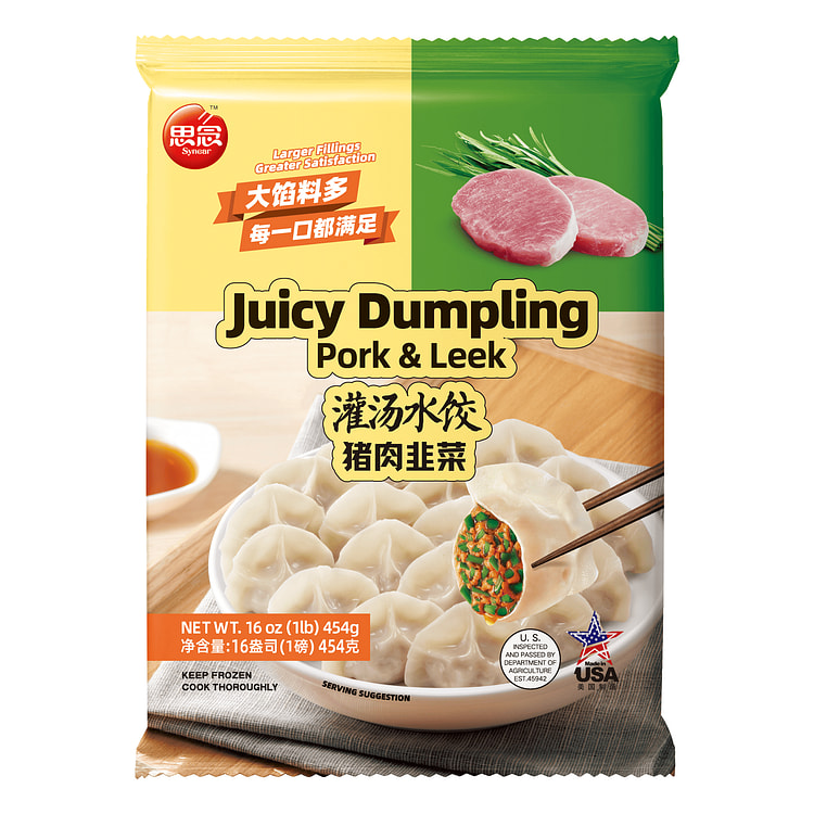 思念 灌汤水饺 猪肉韭菜 冷冻 16 盎司