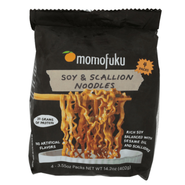 Fideos de Soja y Cebollín Momofuku 4 pks 3.55 onza(s)*4 paquetes