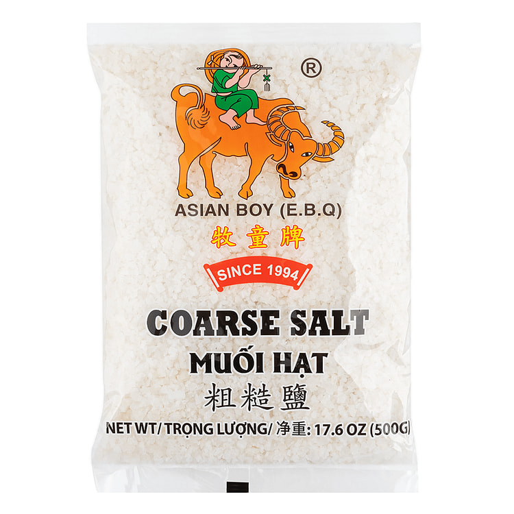 Asian Boy 100% Natural Coarse Salt 500 克 (min 2)