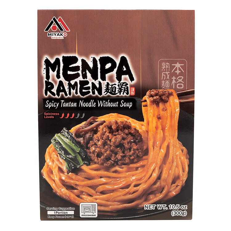 Miyako Menpa Tan Tan Men Without Soup Frozen 10.5 oz