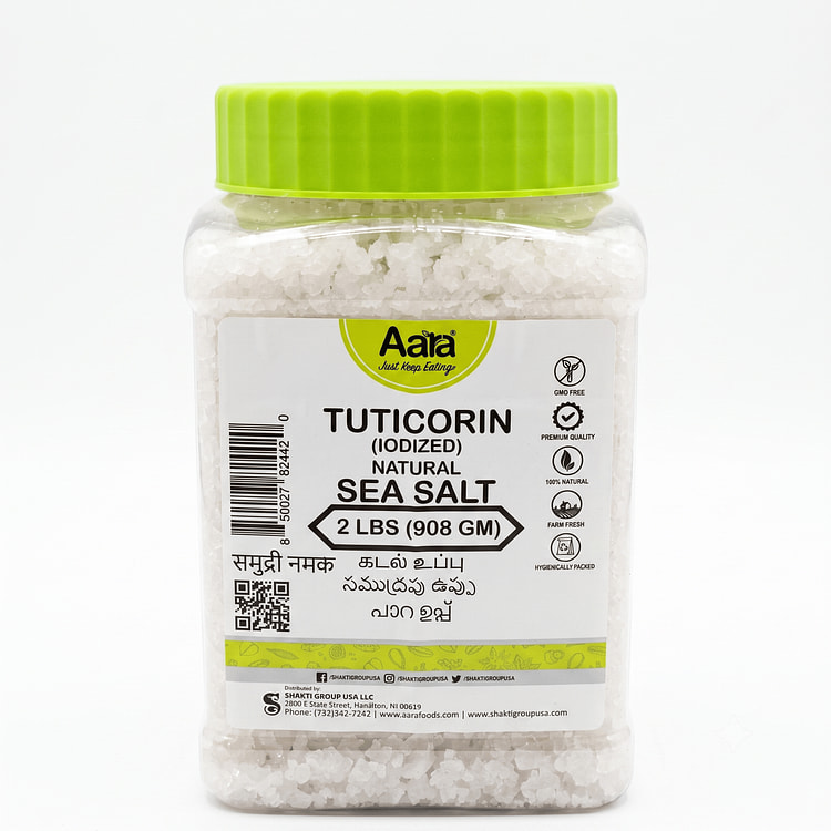 Aara Tuticorin (Iodized) Natural Sea Salt 908 g