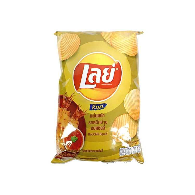 乐事 薯片 泰式香辣鱿鱼味 1.68 盎司