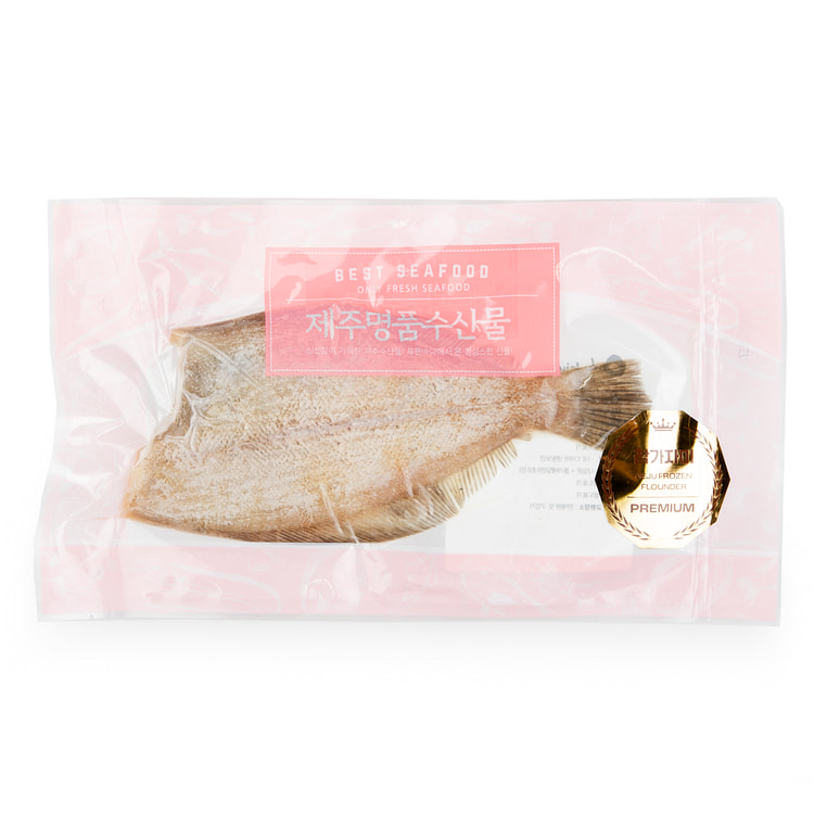 Jeju Wild Caught Frozen Flounder Fillet 300 g
