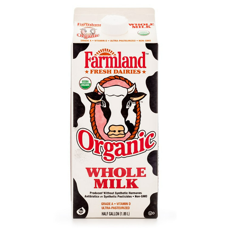 Farmland Organic Whole Milk 63.9 fl.oz